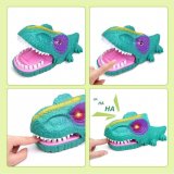 Dinosaur Dentist Classic Bite Finger Game Dino Toy Funny Family Party Tabletop Board Game with LED Light and Sound